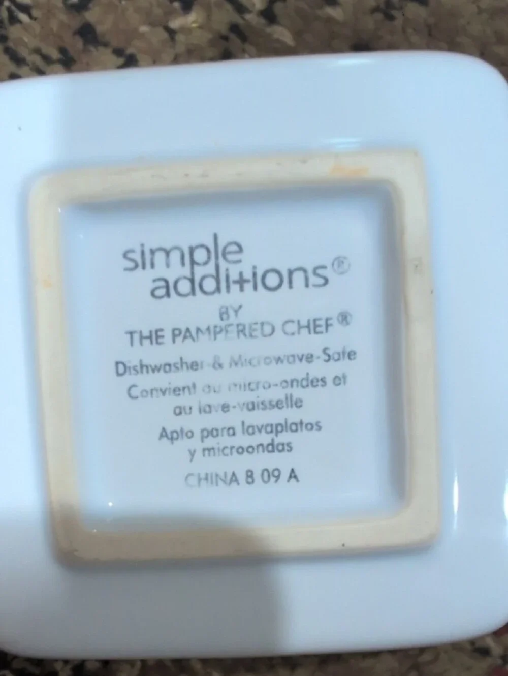 Simple Additions By Pampered Ceramic Double Dip Server with Chrome Stand - White